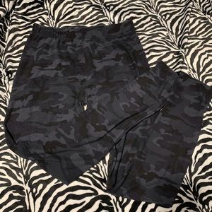 Black Camo Cozy Leggings